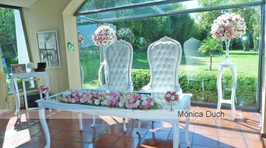 AMBIENTACION BODA by MONICA DUCH - ARTE FLORAL ARGENTINA